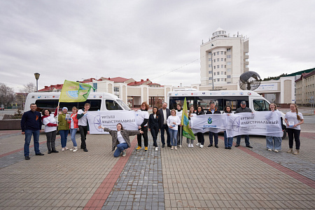 YuSU students went on an international expedition “Irtysh Industrial”